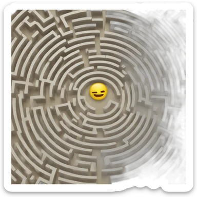 labyrinth sticker