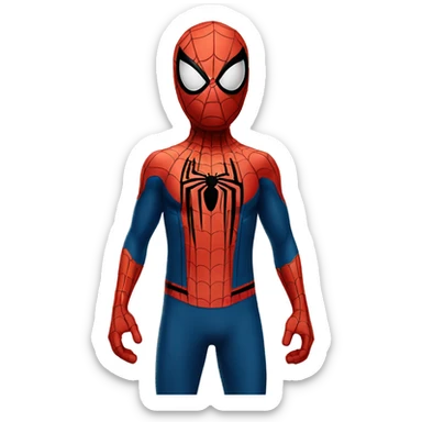 Spider-Man suit sticker