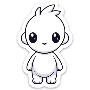 Sprunki character, fun cartoon mascot sticker