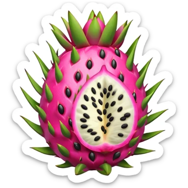 dragonfruit fruit sticker