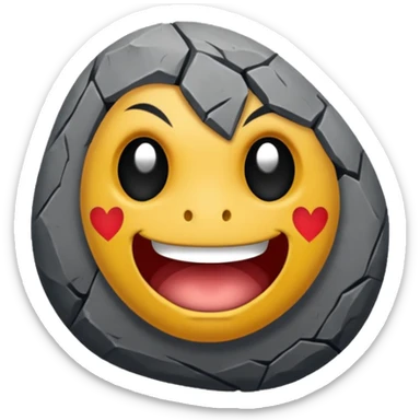 rock with tatoos sticker