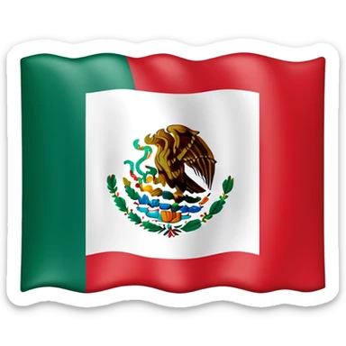 Mexico flag sticker