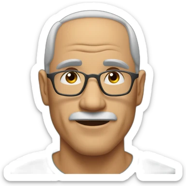 Mature and stable middle-aged handsome man sticker