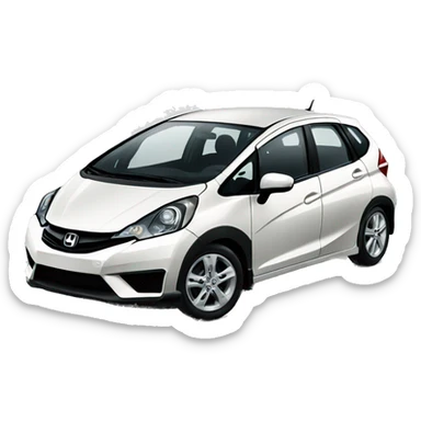 2013 black honda jazz sticker
