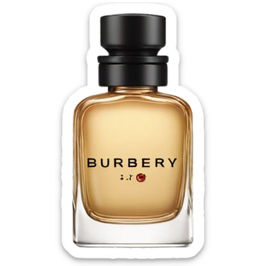 Burberry cologne  sticker