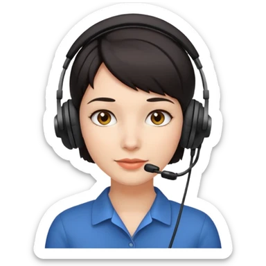 computer women sticker