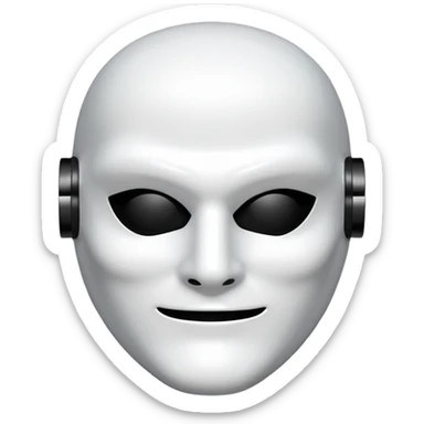 hacker mask] sticker