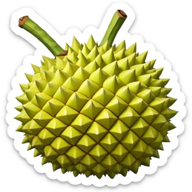 Durian fruit  sticker