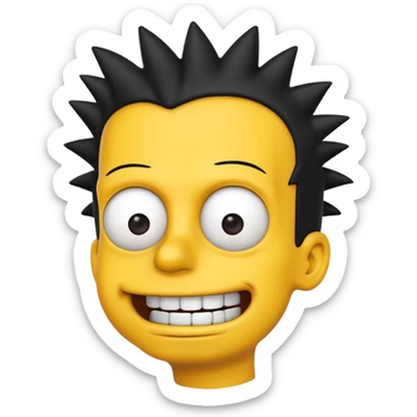 bart simpson sticker