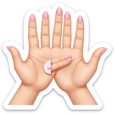 this emoji... 🤘 but upside down sticker