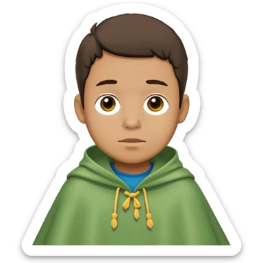 Craig of the creek green poncho  sticker