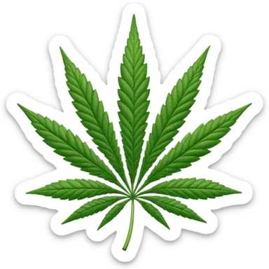 Marijuana sticker