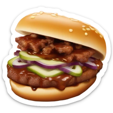 mcdonalds McRib sticker