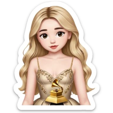 Sabrina Carpenter’s 2024 Grammy dress sticker