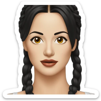 monica belucci hyperrealistic sticker