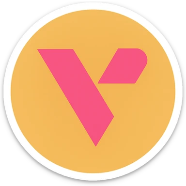 Create a flat, warm gold token emoji with the provided company logo centered. The token should be flat, gold, and have no shine or gloss, with the logo in the middle. sticker