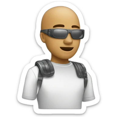 techno music sticker