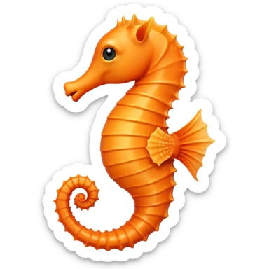 I need a smaller seahorse like a classic small emoji sticker