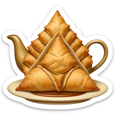 samosa + Chai (TEA) sticker