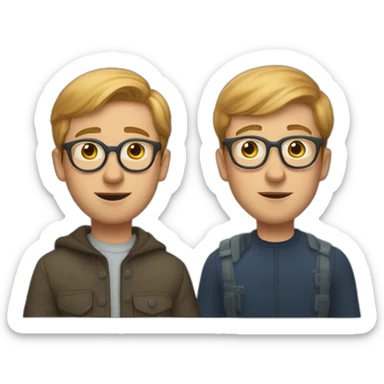 Joe Pera and Mike Melsky sticker