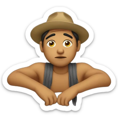 Bored Peruvian sticker