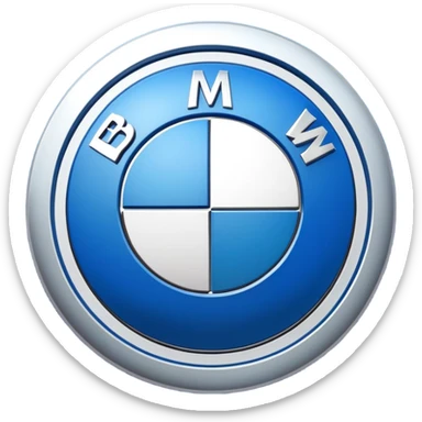 BMW emoji logo sticker