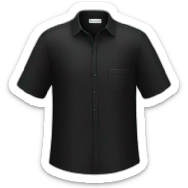 Black shirt sticker