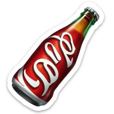Coca-cola bottle  sticker