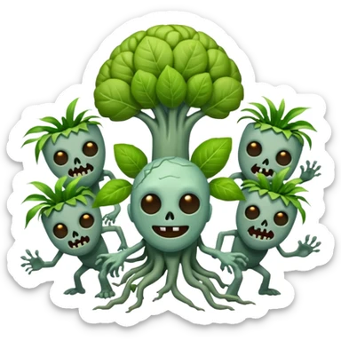 Plants vs Brainrots sticker