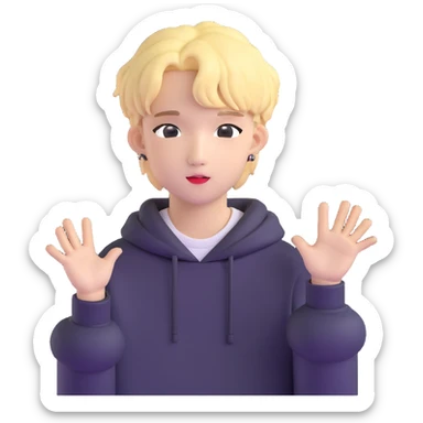 Bang Chan from Stray Kids, K-pop idol sticker