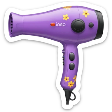 Cute Hair dryer, different designs and pattern sticker