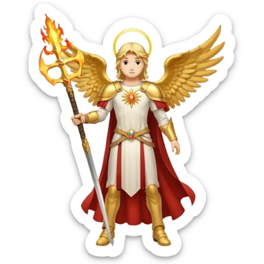 Archangel Uriel full body sticker