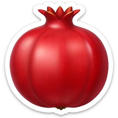 Granada abierta (fruta) sticker