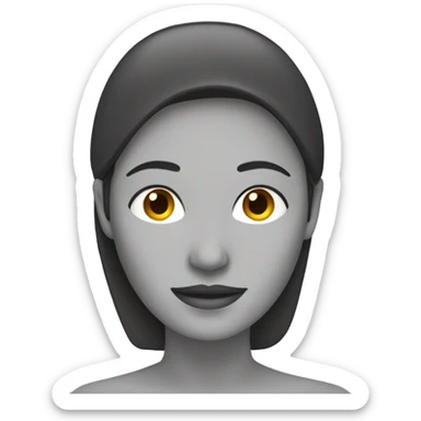 Acostada relajada sticker