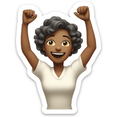 Mildred flying  sticker