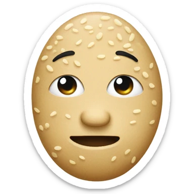 Sesame seed sticker