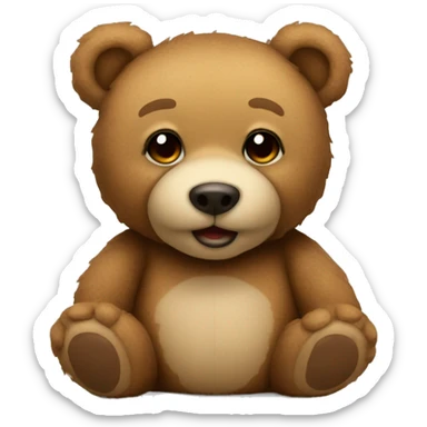 teddy bear sticker