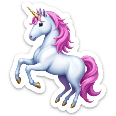 Unicorn signing sticker