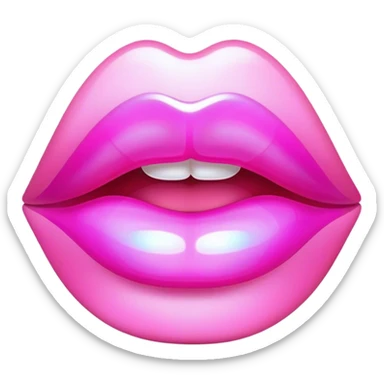 Pink summer Fridays lipgloss sticker