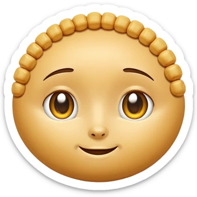 Chickpea emoji sticker