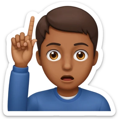 Emoji qui se met le doigt dans l’œil  sticker