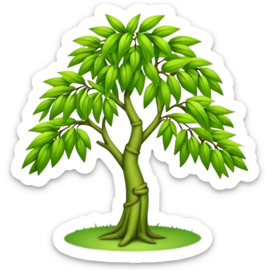 design a willow emoji sticker