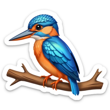 Kingfisher sticker