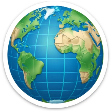 world globe emoji sticker