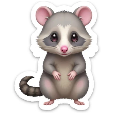 Virginia opossum sticker