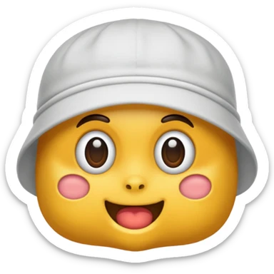 gorro panadero sticker