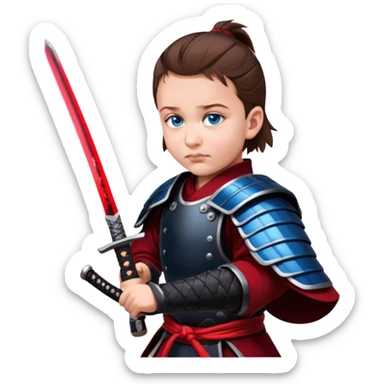 Fierce Samurai sticker