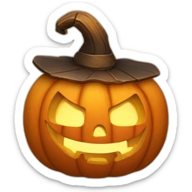 Jack O Lantern-Helloween sticker