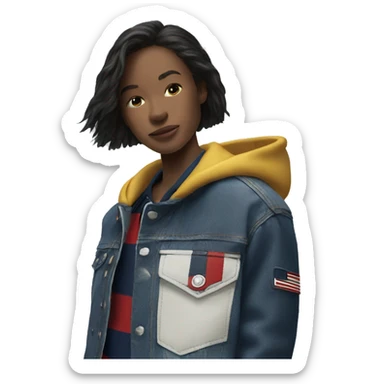 Tommy Hilfiger jacket sticker