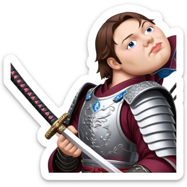 Resolute Samurai sticker